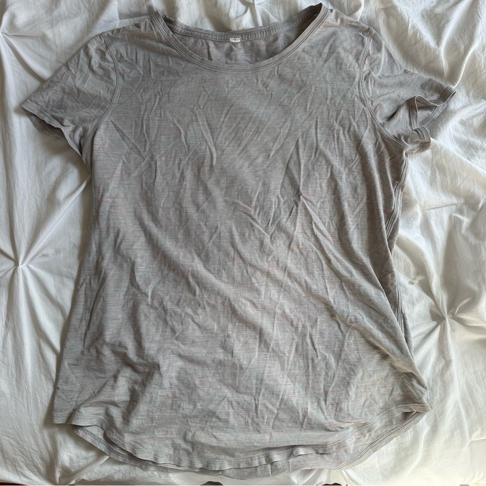 Lululemon Grey Workout Tee